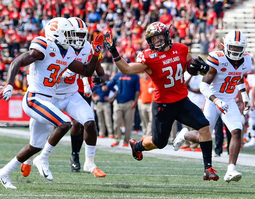 Former Damascus, Terps RB Jake Funk thrilled for return to M&T