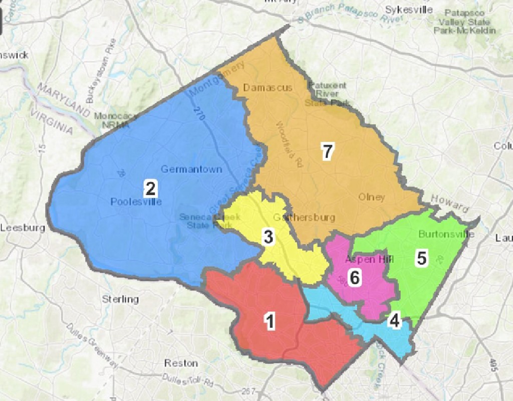 Council Districts Map Montgomery County Council - vrogue.co