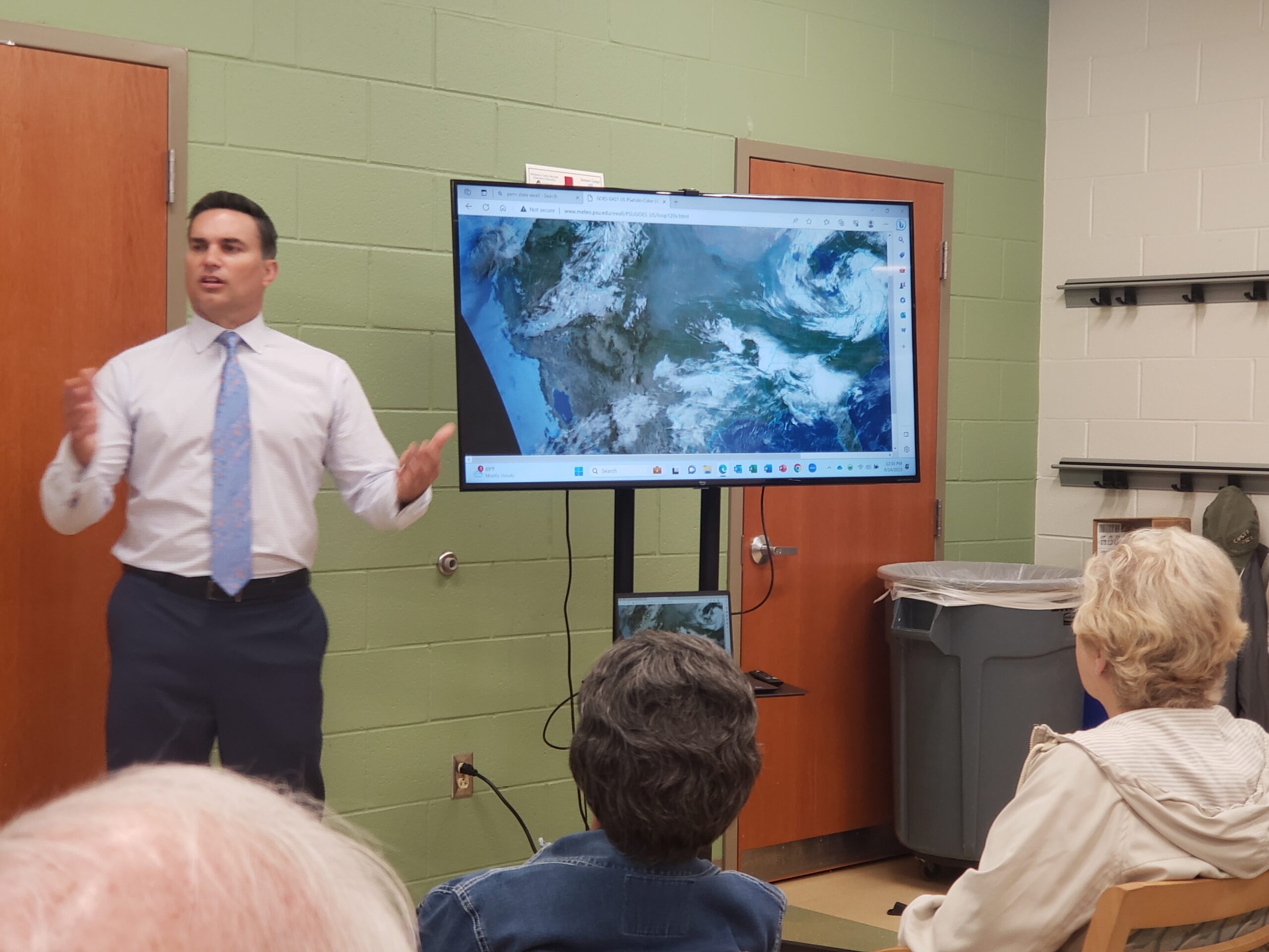 Meteorologist Doug Kammerer Loves Storms Montgomery Community Media