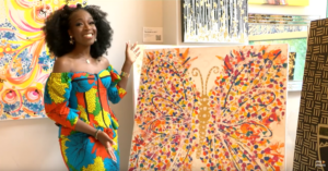 VisArts resident artist Dunnie Onasanya