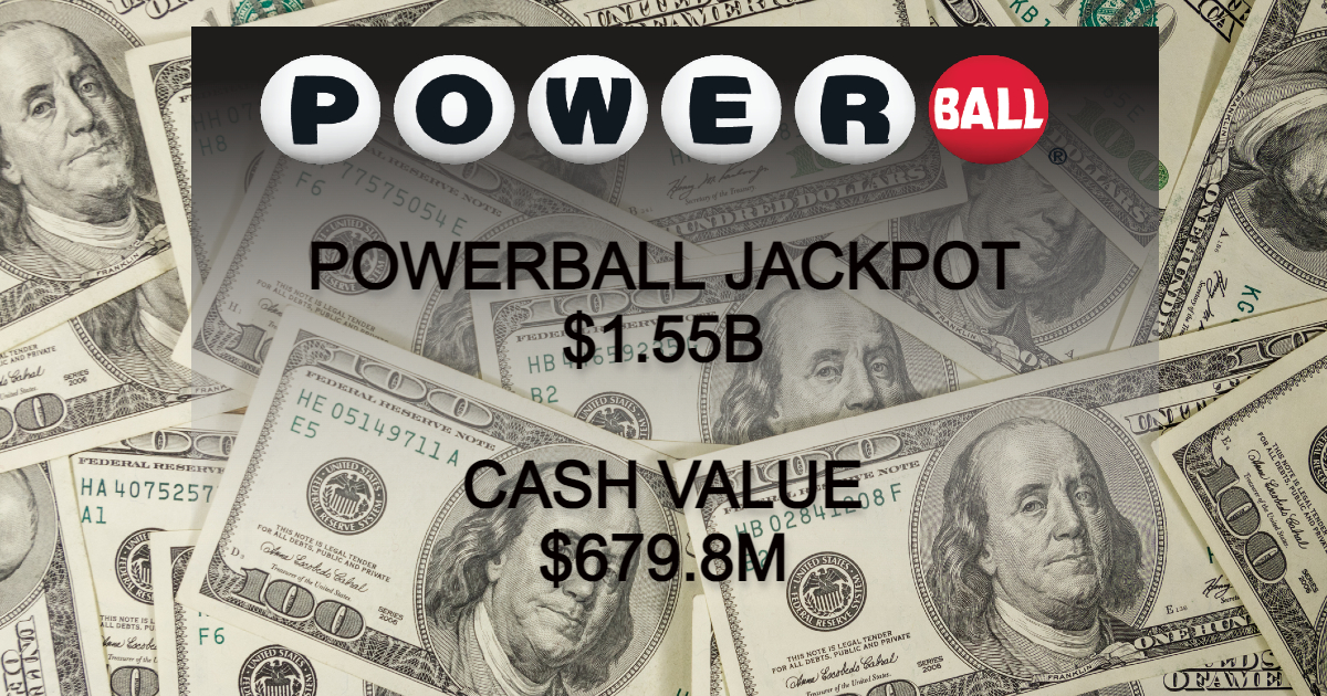 Monday's Powerball Jackpot Grows to 1.55 Billion Montgomery