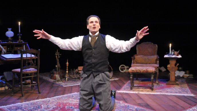 Paul Morella in A Christmas Carol at Olney Theatre Center