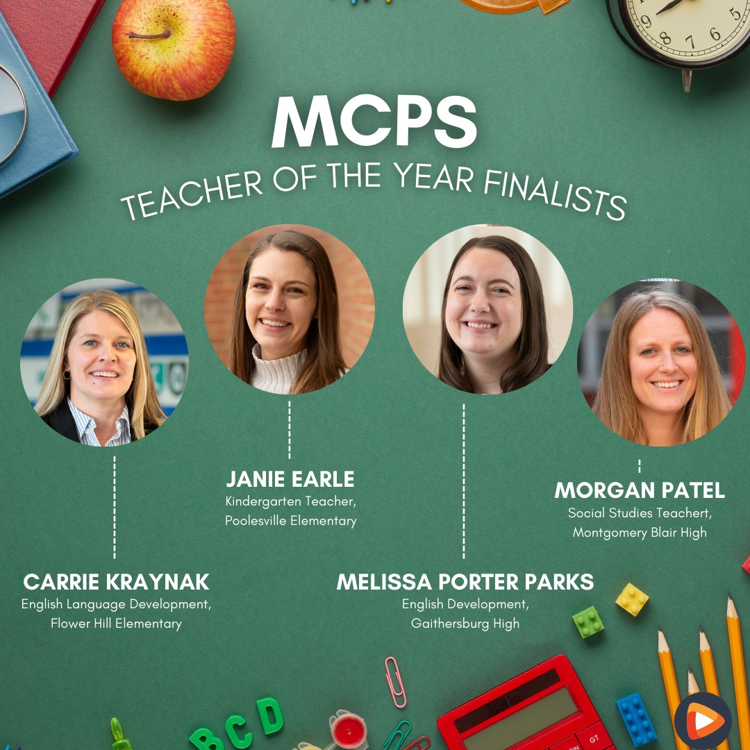 MCPS Names Teacher of the Year Finalists - Montgomery Community Media