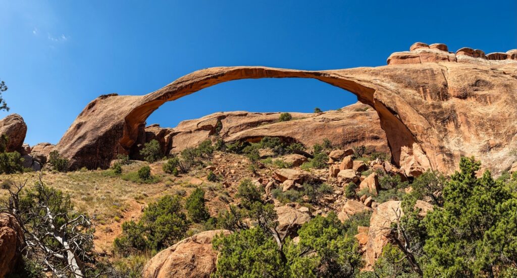 arch in Arches National Park in Utah