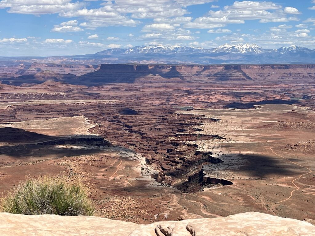 View over Canyonlands NP and Green River Canyon