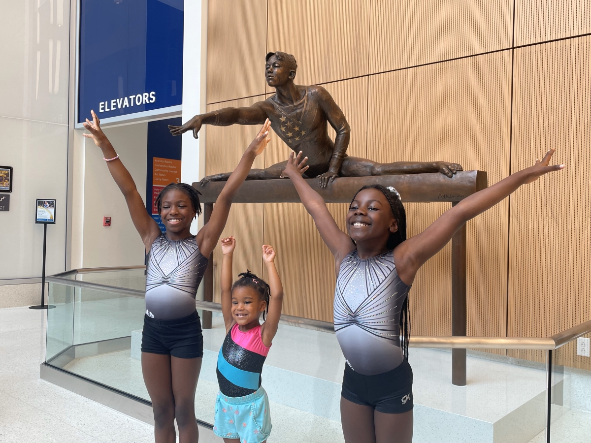 Dominique Dawes Sculpture Unveiled in Silver Spring - Montgomery ...