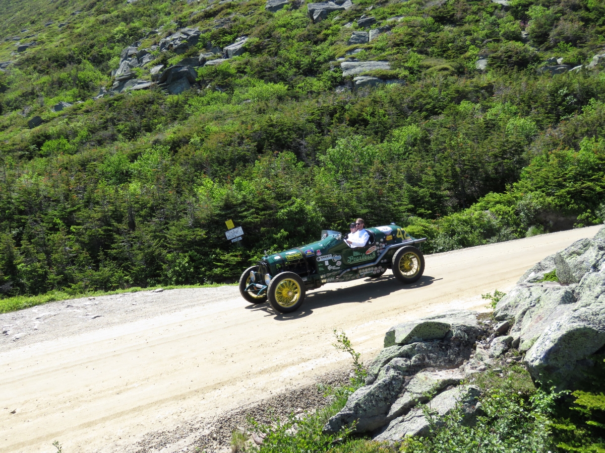 photo of a 1917 Peerless Green Dragon in the 2018 Great Race