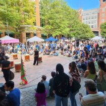 A musical performance at the 2022 Rockville Bubble Tea Festival